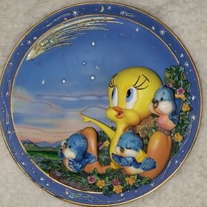 1998 Wishing On A Star Tweety Collector Plate